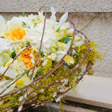 Composition de deuil en forme de coeur dans les tons blancs. Rendez un hommage original et personnalisé à vos être chers.
MaisonFiori fleuriste ouvert à Nice. Créations florales élégantes et livraison de fleurs de saison à Nice en avril. Commande en ligne ou en boutique.
Nous livrons régulièrement nos compositions sur Nice à l'Athanée de Nice, la Chambre Funéraire de Gairaut et l'Athanée de Monaco